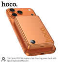 Magnetic 20W PD+QC Wireless Charging Power Bank with Digital Display, 15mm Ultra Thin, Orange Metallic Body (10000mAh) (Q34)