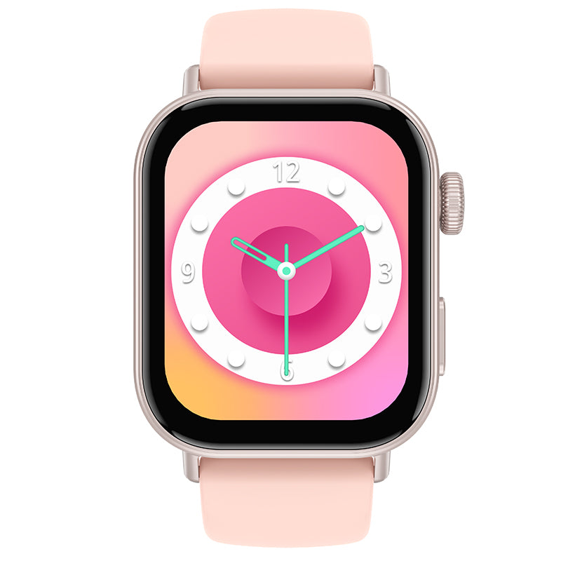 Pink Smart Watch w/ Call Feature, 3~5 Days Battery Life, IP67 Waterproofing (Y32)