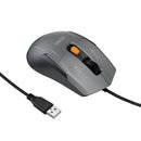 Ergonomic 6-Button Wired Gaming Mouse with LED Light, 12800 DPI (GM52)