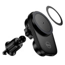 15W Magnetic Wireless Charging Air Vent Phone Holder with Active Cooling (HW36)