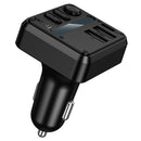 48W FM Car Kit with PD+QC, LED Display, LED Light, MicroSD Card Input (E89)