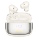 TWS Earbud w/ 7 Hour, Battery % Display, ANC+ENC Noise Cancelling, Glossy Case (EQ20)