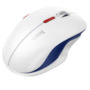 Ergonomic Wireless Mouse with Nano Receiver, LED Light, Dual Mode 2.4G + Bluetooth, Multi-Function Buttons (GM40)