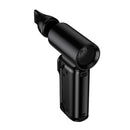 Portable High-Power Fan with 130,000 RPM Ultra-High Speed, Rechargeable Turbo Fan with Digital Display, 3x Air Nozzle (HX68)