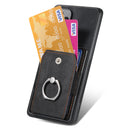 Card Holder w/ Ring & Magnet (Black)