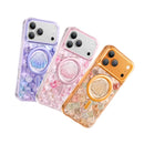 Keephone Iceland Premium Sparkling Glitter Case with 3D Diamond Shell Design | MagSafe Compatible | iPhone 17 Series (ICELAND)