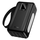 22.5W PD+QC Power Bank with 4 Built-in Cables, Digital Display, 2x LED Lights (30000mAh) (J173A)