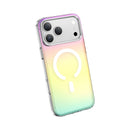 Keephone Rainbow Premium Dazzling Chrome Case with Gradient Color | MagSafe Compatible | iPhone 17 Series (RAINBOW)