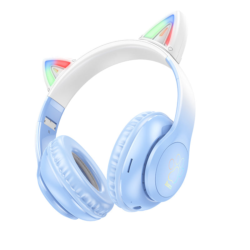 Bluetooth Cat Ear Headset w/ LED Light (W42)