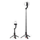 Premium 1.05m Selfie Stick with Drop-to-Open Tripod | Portable Aluminum Stand with Bluetooth Remote (E42)