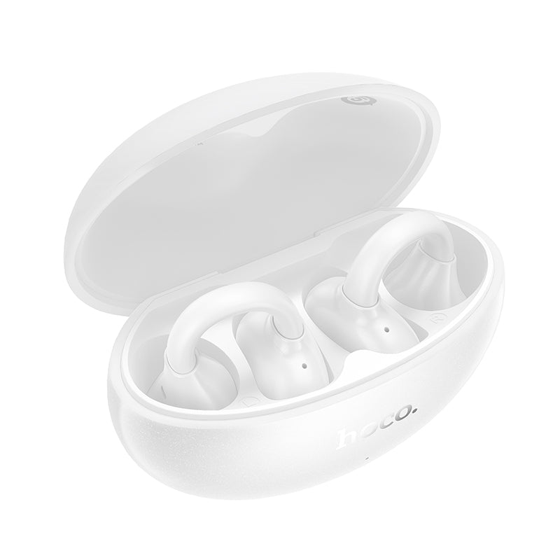 Open-Ear TWS Clip-On Earbuds with 6 Hours, Hoco Music App (EA8)