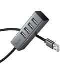 USB-A to 4x USB-A 4 in 1 USB Expansion Hub, 1.0M Wire, USB 2.0, 480MB PS (HB1A)