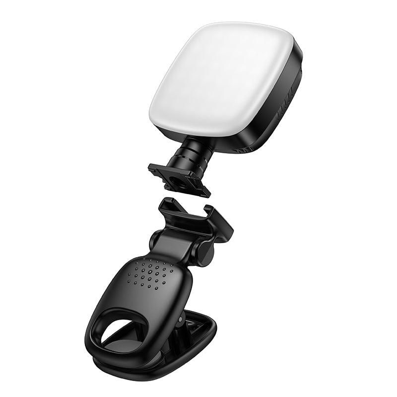Portable Mini LED Fill Light, 9 Levels of Dimming, 2700K-6500K Color Temperature Range (K28)