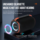 15W Bluetooth Speaker w/ LED Ring Light, IPX6 Waterproof (BS07)