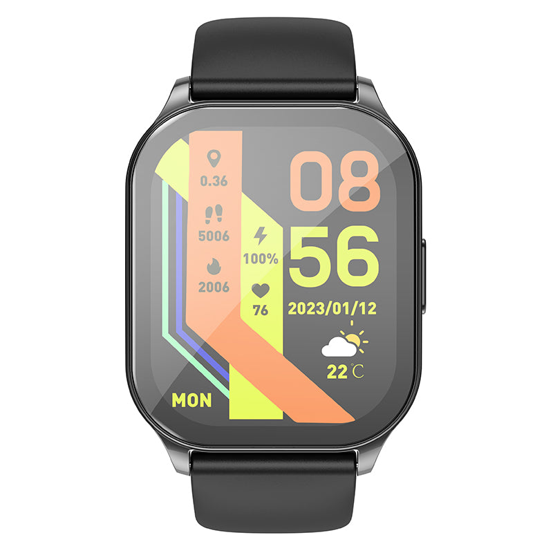 Smart Sports Watch w/ Call Feature, AMOLED, 7~10 Days Battery Life (Y19)