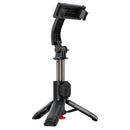 Premium 0.63m Selfie Stick with Drop-to-Open Tripod | Mini Portable Aluminum Stand with Bluetooth Remote (E43)