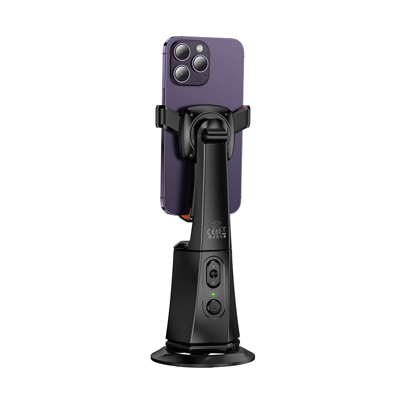 Automatic Face Tracking Selfie Dock with 360' Rotation, 7M Reaction Range, AI Hand Gesture Recognition, AI Smart Follow Up (K26)