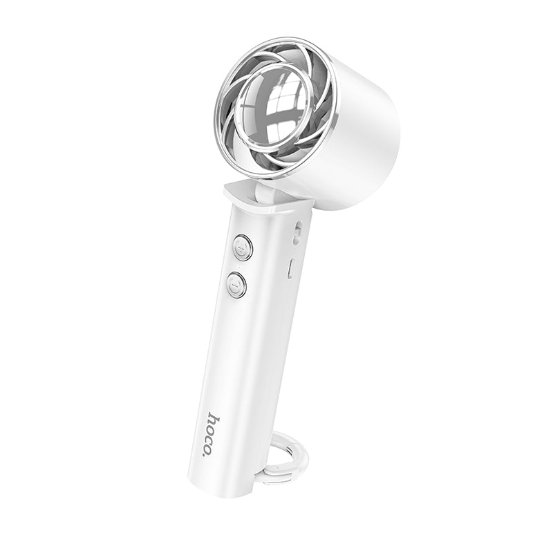 Portable Multi-Functional Electric Fan w/ Handheld & Desktop Stand, 3 Speed Adjustable Airflow (HX61)