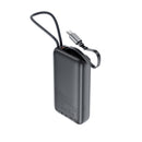 35W PD Fast Charging Power Bank with LED Battery Display, Retractable USB-C Cable, CCC Certification (10000mAh) (M32)