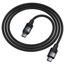 240W PD Metallic Nylon Braided Cable with Magnetic Detachable Plug (U159) USB-C to USB-C