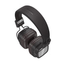 Leather Bluetooth Headset with Mirror LED Light, Gen 6.0 Bluetooth (W72)