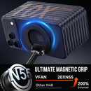 Magnetic Multi-Surface Suction Cup Phone Mount with Foldable Arm (H08)