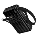 22.5W PD+QC Power Bank with 4 Built-in Cables, Digital Display, 2x LED Lights (20000mAh) (J173)
