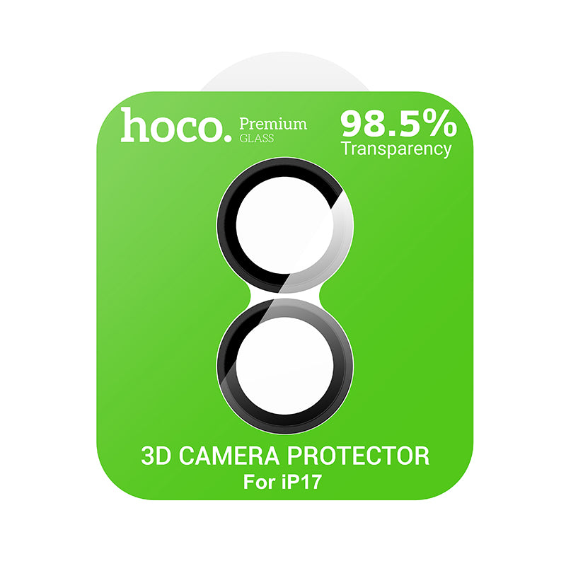 Premium Ultra HD Camera Lens Protector w/ Metallic Ring, CSG Anti Glare Lens (V14) - iPhone 17 Series