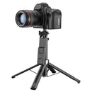 Premium 2 in 1 Selfie Stick w/ 1.37m QuadPod, Camera Mount, V4.2Remote, PTZ Support (K21)