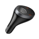 60W Super Fast Car Charger & Cigarette Lighter Splitter | 3 Ports (2 USB-C + 1 USB-A) & LED Display (Z61A)