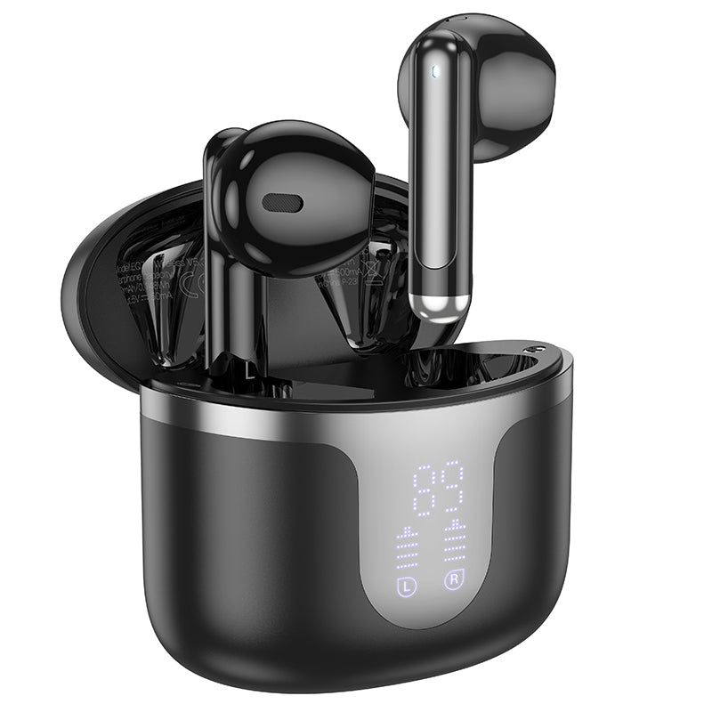 TWS Earbud w/ 7 Hour, Battery % Display (EQ7) Black