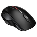 Ergonomic Wireless Mouse with Nano Receiver, LED Light, Dual Mode 2.4G + Bluetooth, Multi-Function Buttons (GM40)