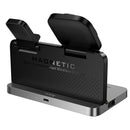 15W 4-in-1 Magnetic Wireless Fast Charger, with Alarm Clock, Ambient Lighting, Compact Foldable Design (DWQ03)