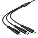 6-in-1 Nylon Braided Universal Multi-Charging Cable (X123)
