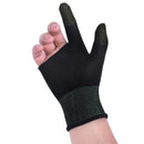 Mobile Gaming Finger Sleeves (2-Pack) Ultra-Thin Silver Fiber (GA21)