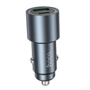 48W PD+QC Super Fast Car Charger w/ Metallic Body, LED Ring Light (Z60)