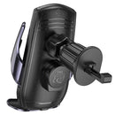 15W Automatic Clamping Wireless Charging Air Vent Phone Holder (CA202 Plus)