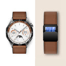 Universal Leather Watch Strap with Magnetic Buckle for Non-Apple Watch including HOCO Watch, Samsung, Huawei, Xiaomi, Vivo, OPPO etc (WH18)