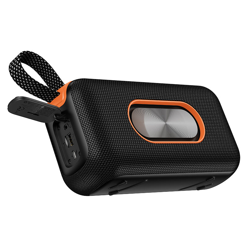 20W Bluetooth Speaker w/ LED Light, IPX4 Waterproofing, 3000mAh Battery, FM / MicroSD / USB / Aux Inputs (HC32)