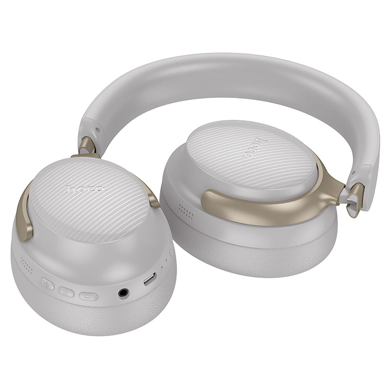 Premium Bluetooth Headset w/ 90 Hours, ANC Noise Cancelling, Light Weight Comfort Fit (W53 Plus)