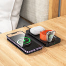 15W 3-in-1 Magnetic Wireless Fast Charger with Foldable Easy Carry Design (CQ13)