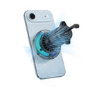 25W Qi2 Wireless Charging Phone Holder for Air Vent, with Active Cooling, Ambient Light (D61)