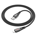Nylon Braided Metallic USB Cable - Lightning (U133)