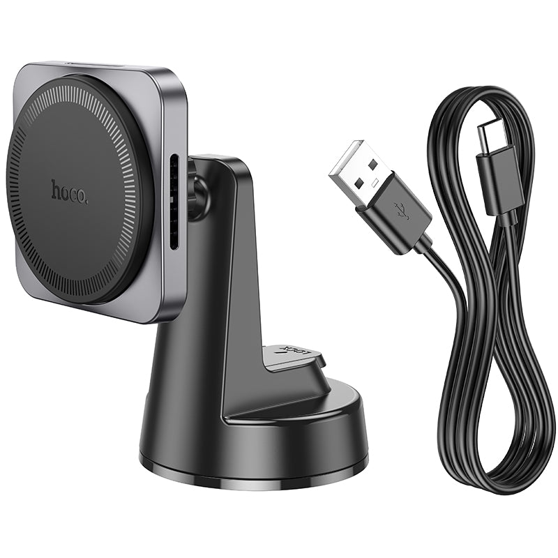 15W Magnetic Wireless Fast Charging Phone Holder for Dashboard (HW16)