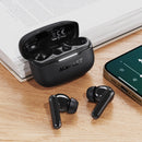 Premium TWS Earbud with 6 Mic, Hybrid ANC Noise Cancellation -52dB, IPX4 Waterproofing, 6 Hours, 10 Min Fast Charging (W5)