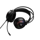 Premium Light-Weight Wired Gaming Headset with LED Light, Omnidirectional Microphone, 40mm Drivers (W118)