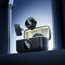 Dual Wireless Digital Microphone w/ USB-C Connector + Lightning Adaptor, ENC Noise Cancellation, Magnetic Lapel (L22)