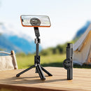 Magnetic Bluetooth Selfie Stick with 90cm Tripod, MagSafe Compatible (K35)