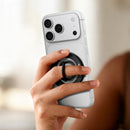 Ultra-Thin Magnetic Phone Ring Holder | Premium Aluminum & Silicone Grip Stand (E35)