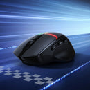 Premium Gaming Mouse with LED Display, Wired & Wireless Modes, 12000 DPI, RGB Light (GM651)